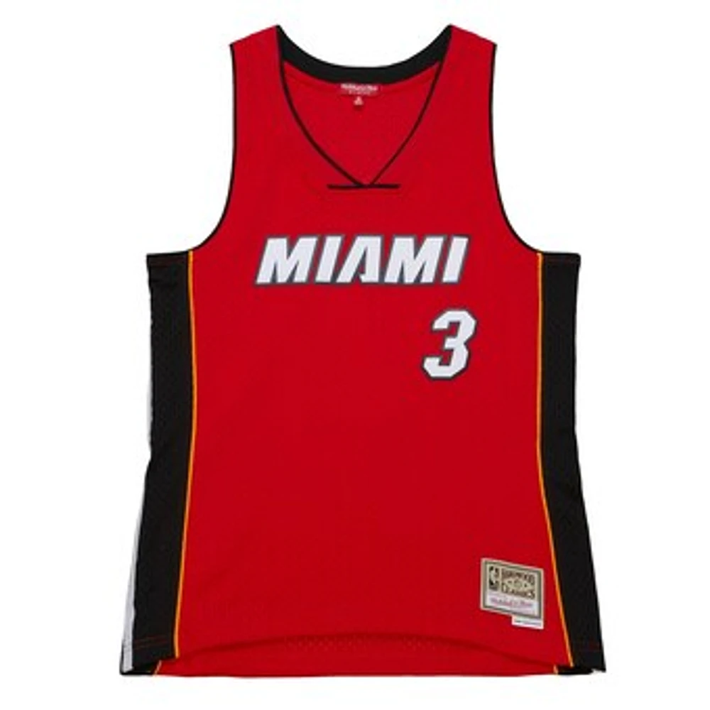 Women's Dwyane Wade Red Miami Heat 2005/06 Hardwood Classics Swingman Jersey