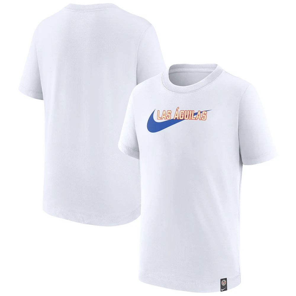 Men's Nike White Club America Swoosh T-Shirt