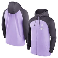 Men's Nike Purple Liverpool 2023 Strike Raglan Full-Zip Track Jacket