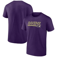 Men's Fanatics  Purple Baltimore Ravens Take The Lead T-Shirt