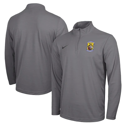 Men's Nike  Charcoal Air Force Falcons Rivalry Intensity Quarter-Zip Pullover Top