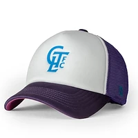 Men's 704 Shop Purple/White Charlotte FC Foam Trucker Snapback Adjustable Hat