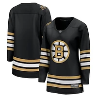 Women's Fanatics Black Boston Bruins 100th Anniversary Premier Breakaway Jersey