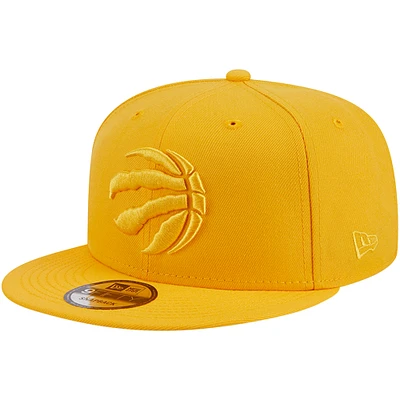 Men's New Era Yellow Toronto Raptors Color Pack 9FIFTY Snapback Hat