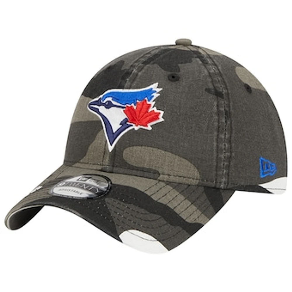 Men's New Era Toronto Blue Jays Dark Camo 9TWENTY Adjustable Hat