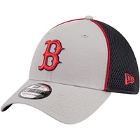 Men's New Era Navy Boston Red Sox Pipe 39THIRTY Flex Hat