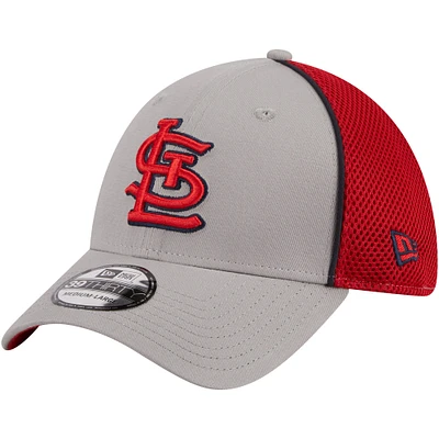 Men's New Era Red St. Louis Cardinals Pipe 39THIRTY Flex Hat