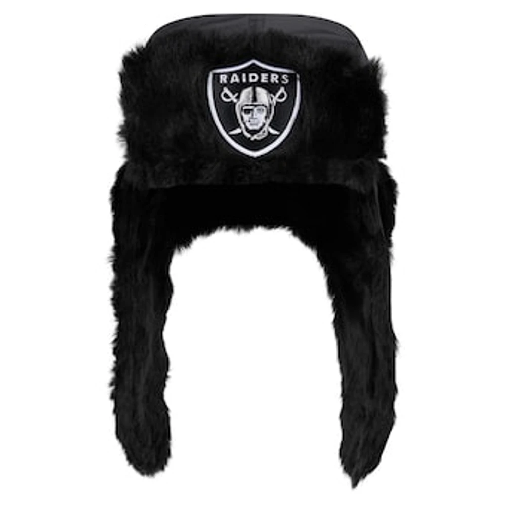 Men's New Era  Black Las Vegas Raiders Trapper Hat