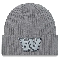 Men's New Era Gray Washington Commanders Color Pack Cuffed Knit Hat