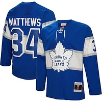 Men's Mitchell & Ness Auston Matthews Blue Toronto Maple Leafs  2017 Line Player Jersey