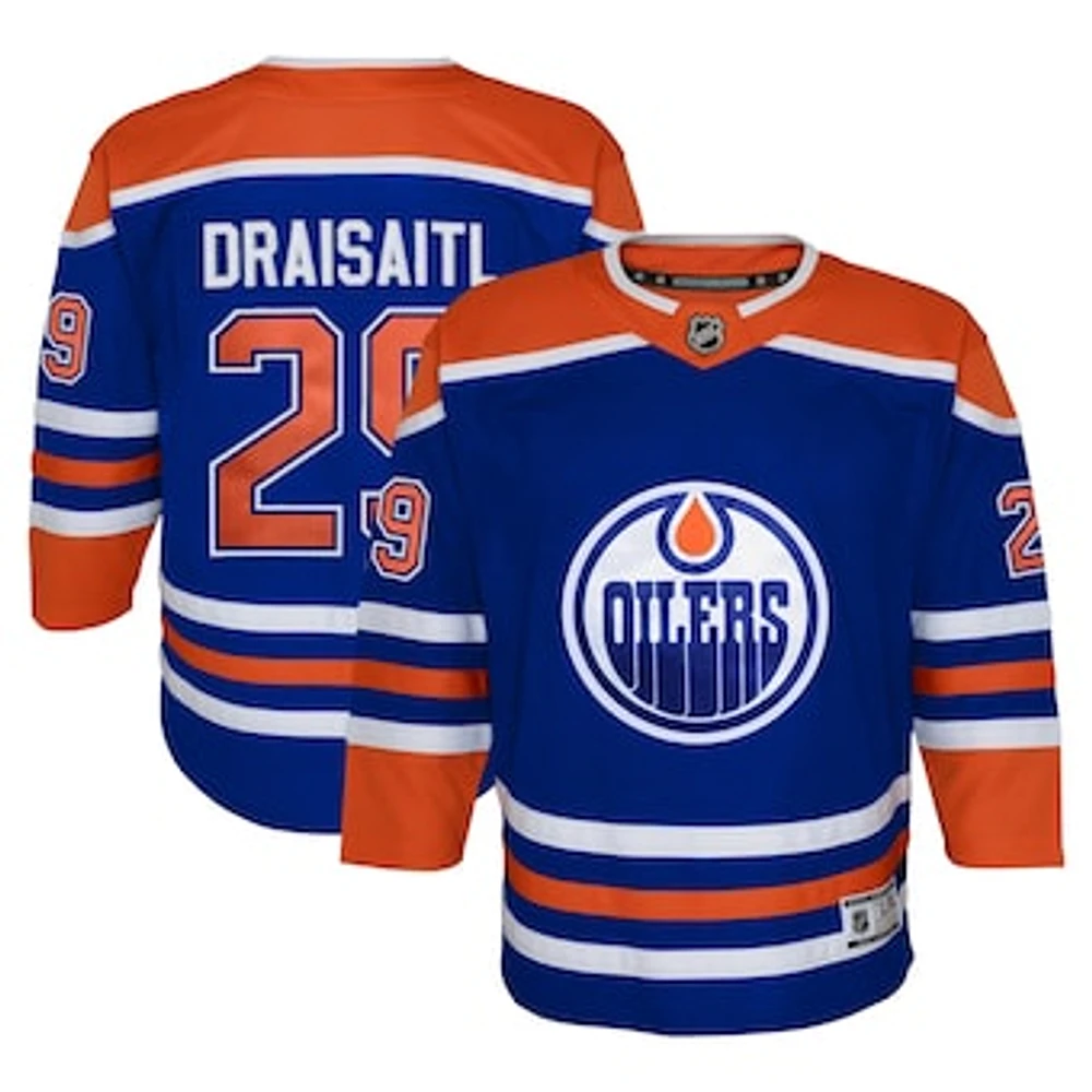 Youth Leon Draisaitl Royal Edmonton Oilers Home  Premier Player Jersey