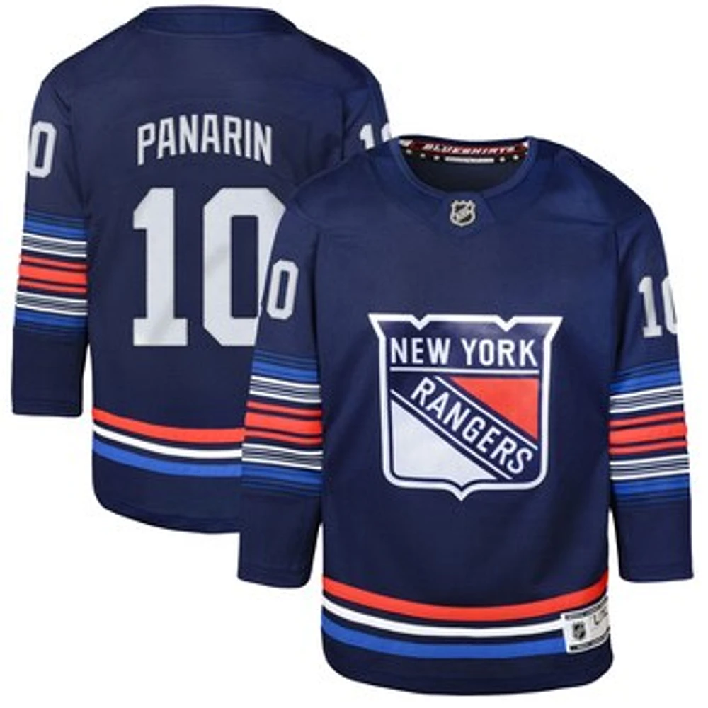 Youth Artemi Panarin Navy New York Rangers Alternate Premier Player Jersey