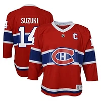 Youth Nick Suzuki Red Montreal Canadiens Home 2022/23 Replica Player - Jersey