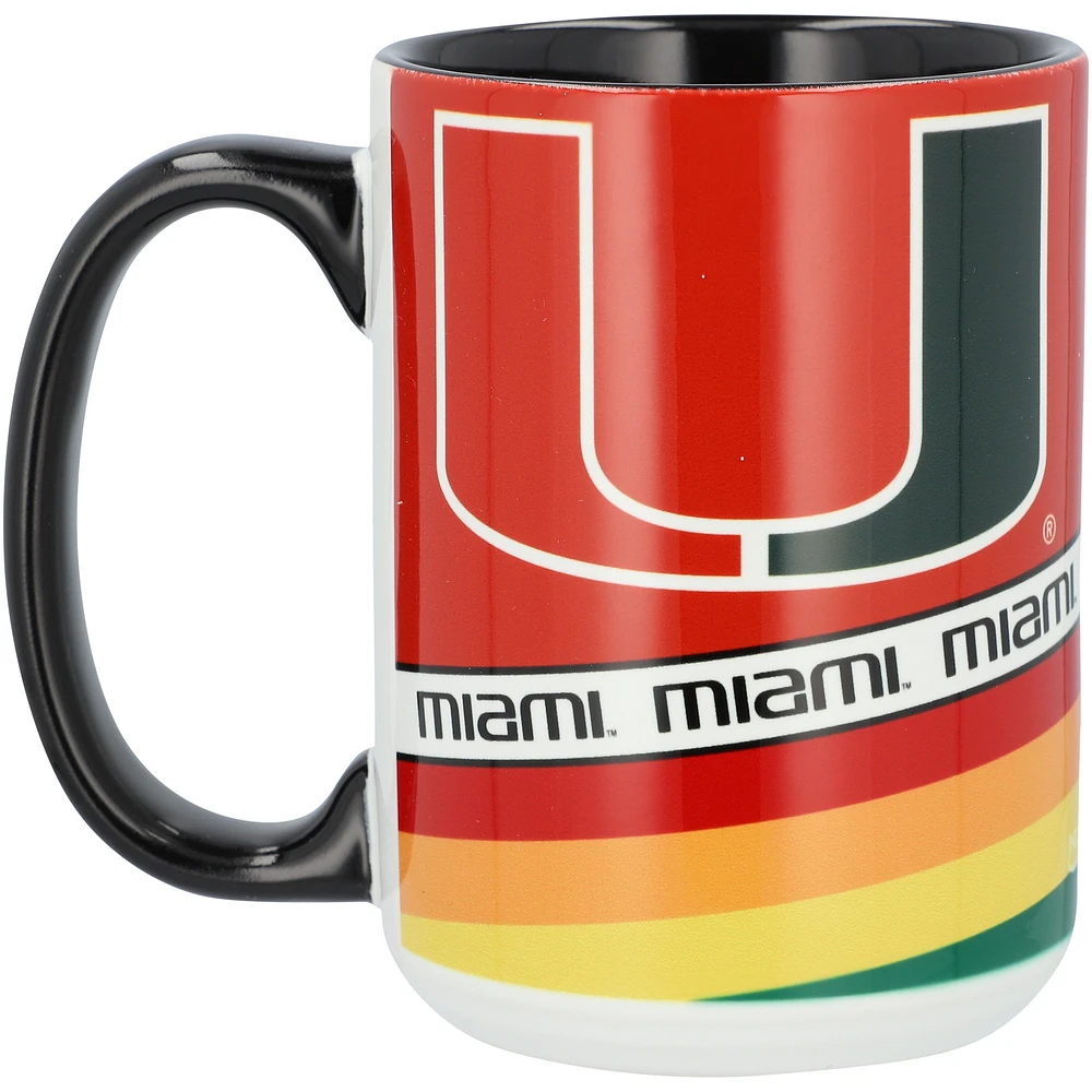 Miami Hurricanes 15oz. Pride Ceramic Mug