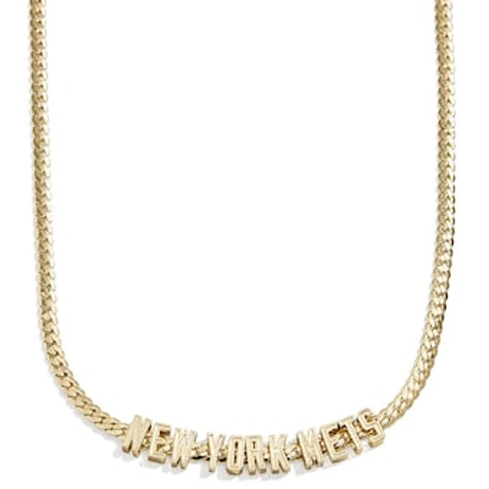 BaubleBar New York Mets Curb Necklace