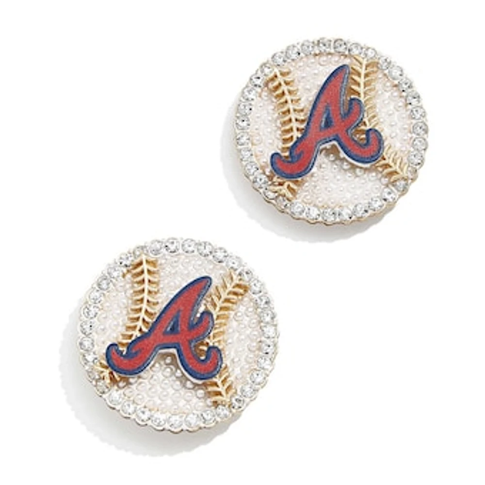 BaubleBar Atlanta Braves Statement Stud Earrings