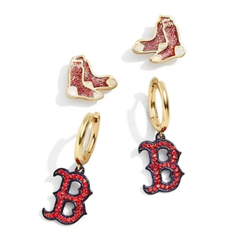 Women's BaubleBar  Boston Red Sox Team Earrings Set