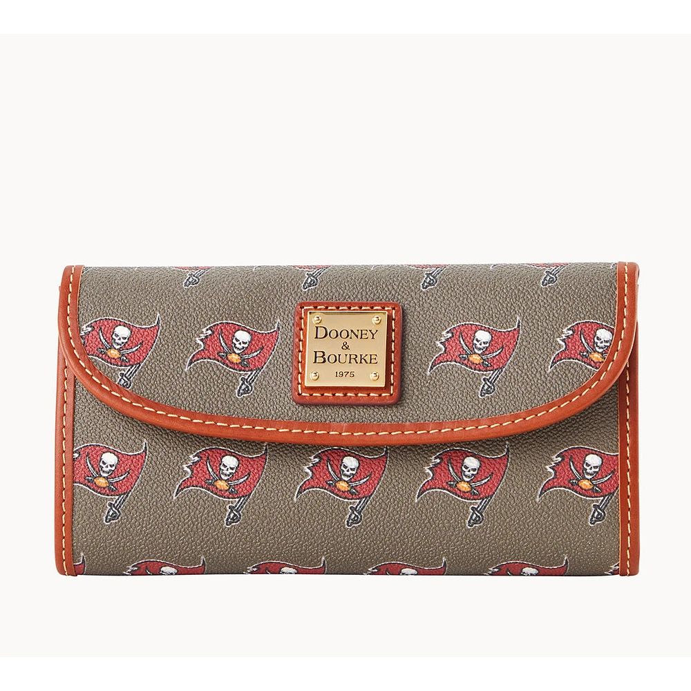 Women's Dooney & Bourke Tampa Bay Buccaneers Team Color Continental Clutch