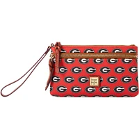 Dooney & Bourke Georgia Bulldogs Signature Double-Zip Wristlet