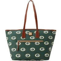 Dooney & Bourke Green Bay Packers Sporty Monogram Large Zip Tote Bag