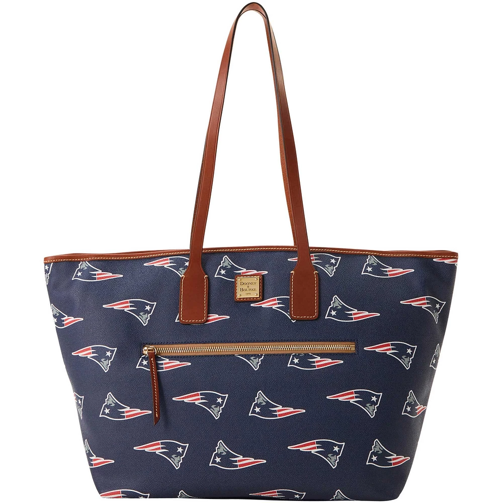 Dooney & Bourke New England Patriots Sporty Monogram Large Zip Tote Bag