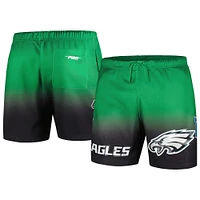 Men's Pro Standard Green/Black Philadelphia Eagles Ombre Mesh Shorts