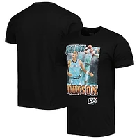 Unisex Stadium Essentials Keldon Johnson Black San Antonio Spurs City Edition Double Player T-Shirt