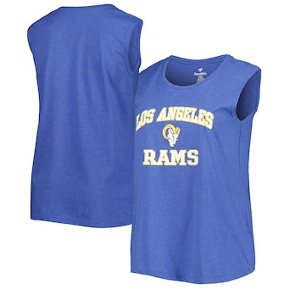 Women's Fanatics Royal Los Angeles Rams Plus Tank Top