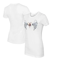 Women's Tiny Turnip White Houston Astros Angel Wings T-Shirt