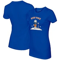 Women's Tiny Turnip Royal New York Mets Astronaut T-Shirt