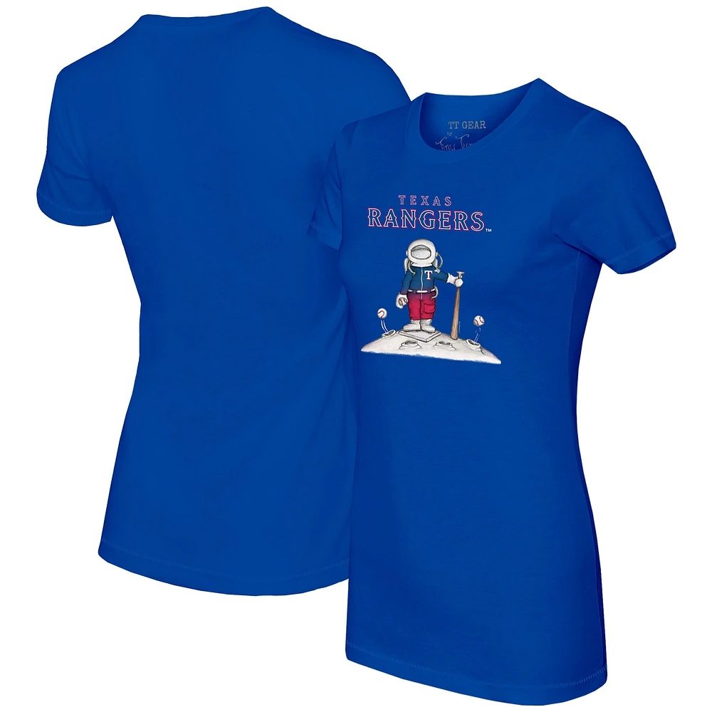Women's Tiny Turnip Royal Texas Rangers Astronaut T-Shirt