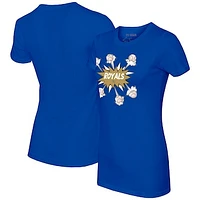 Women's Tiny Turnip Royal Kansas City Royals Baseball Pow T-Shirt