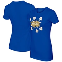 Women's Tiny Turnip Royal Kansas City Royals Baseball Pow T-Shirt