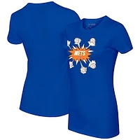 Women's Tiny Turnip Royal New York Mets Baseball Pow T-Shirt