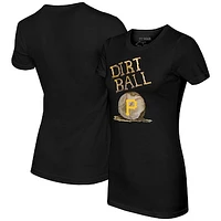 Women's Tiny Turnip Black Pittsburgh Pirates Dirt Ball T-Shirt