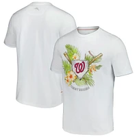 Men's Tommy Bahama  White Washington Nationals Island League T-Shirt