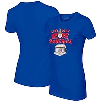 Women's Tiny Turnip Royal Chicago Cubs Smores T-Shirt