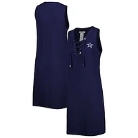 Women's Tommy Bahama Navy Dallas Cowboys Island Cays Lace-Up Dress