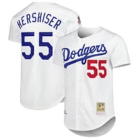 Men's Mitchell & Ness Orel Hershiser White Los Angeles Dodgers Cooperstown Collection Authentic Jersey