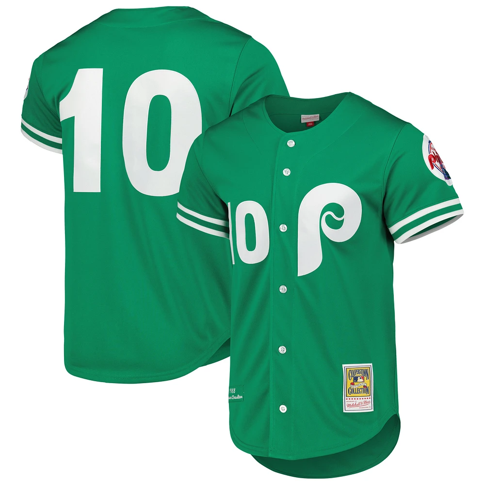 Men's Mitchell & Ness Darren Daulton Green Philadelphia Phillies Cooperstown Collection Authentic Jersey