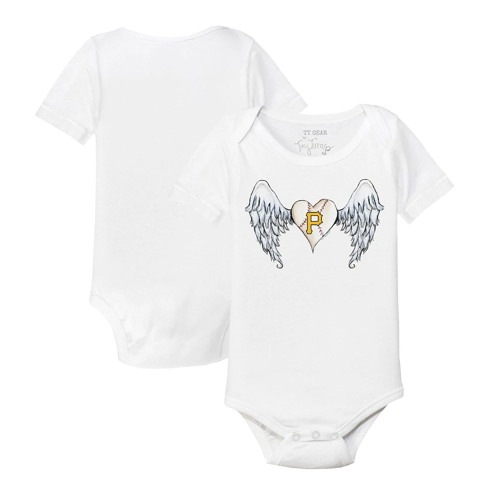 Infant Tiny Turnip Pittsburgh Pirates Angel Wings Bodysuit