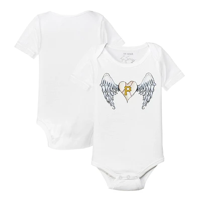 Infant Tiny Turnip Pittsburgh Pirates Angel Wings Bodysuit
