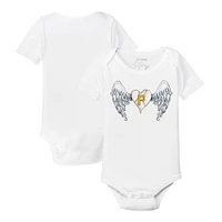 Infant Tiny Turnip Pittsburgh Pirates Angel Wings Bodysuit