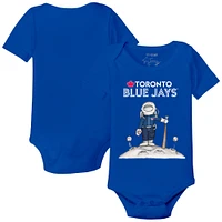 Infant Tiny Turnip Royal Toronto Blue Jays Astronaut Bodysuit