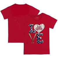 Infant Tiny Turnip Red St. Louis Cardinals Baseball Love T-Shirt