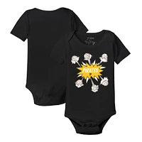 Infant Tiny Turnip Black Pittsburgh Pirates Baseball Pow Bodysuit