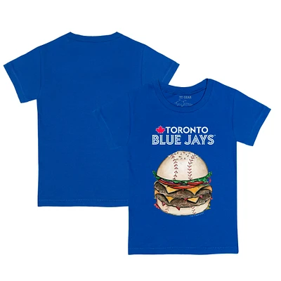 Infant Tiny Turnip Royal Toronto Blue Jays Burger T-Shirt