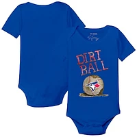 Infant Tiny Turnip Royal Toronto Blue Jays Dirt Ball Bodysuit