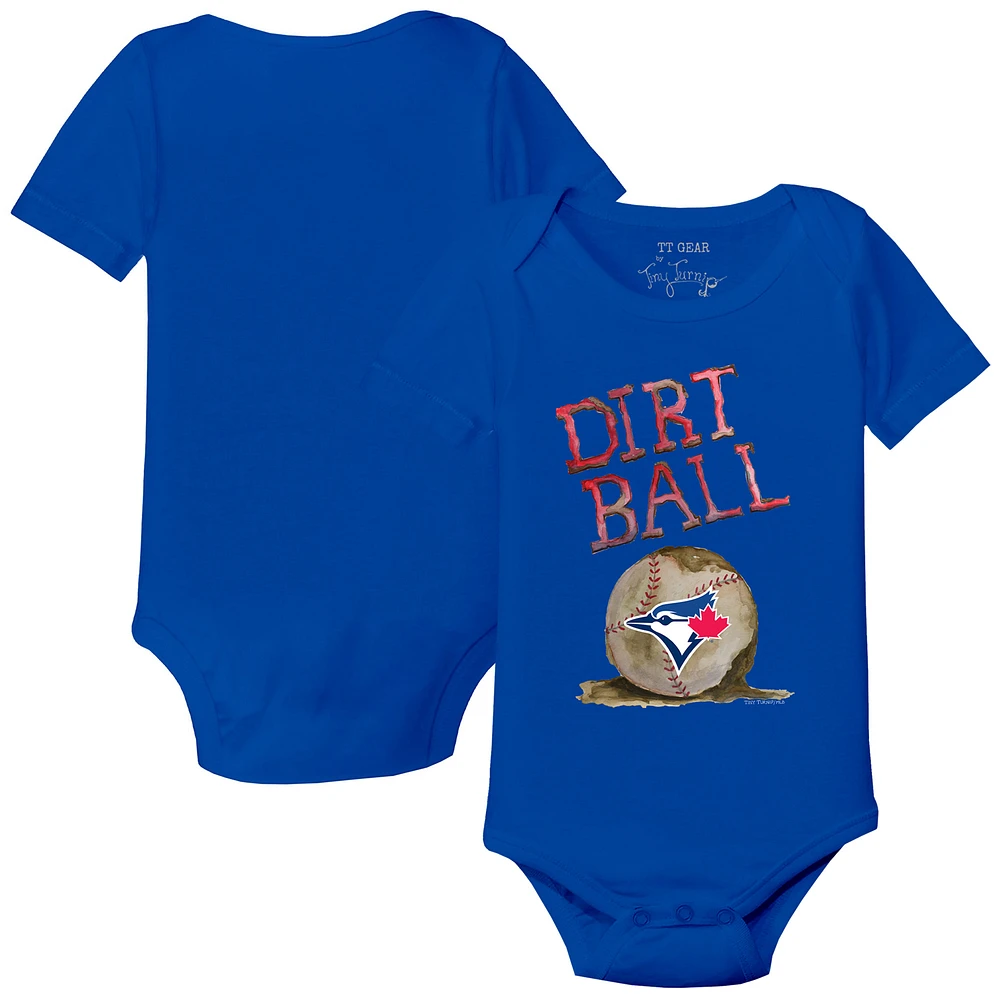 Infant Tiny Turnip Royal Toronto Blue Jays Dirt Ball Bodysuit