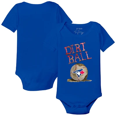 Infant Tiny Turnip Royal Toronto Blue Jays Dirt Ball Bodysuit